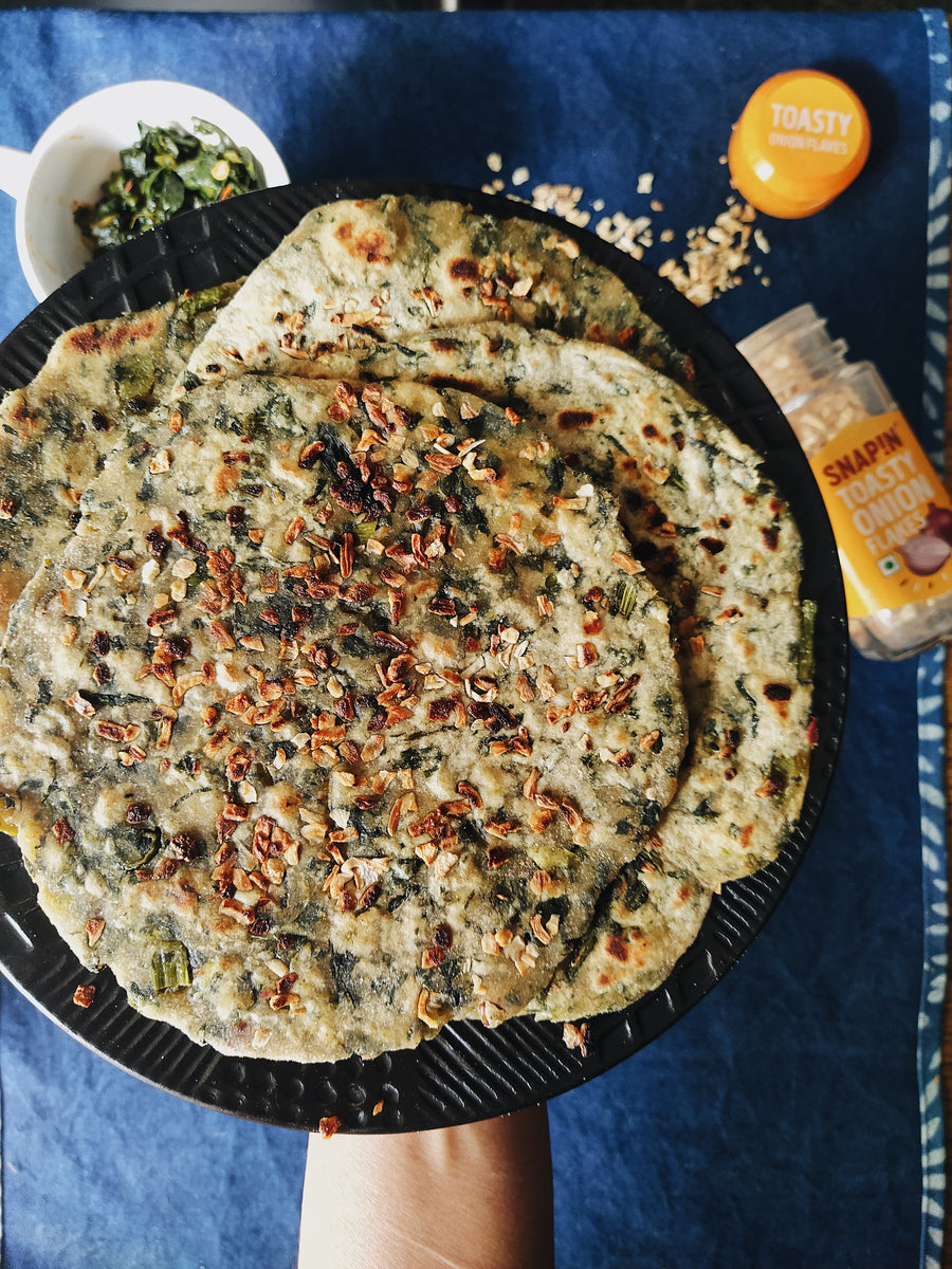 Taiyaba's Sarson Saag Paratha – SNAP!N