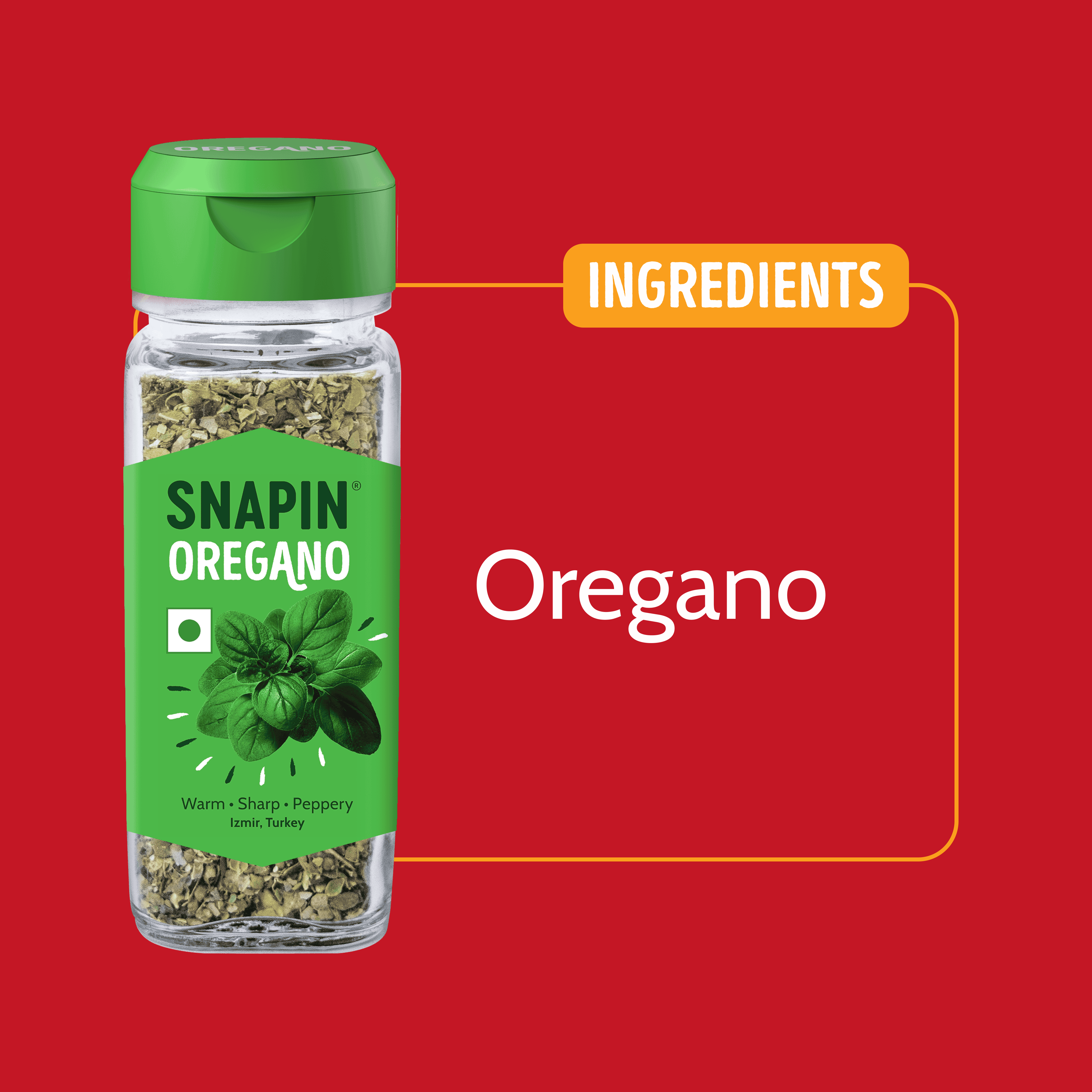 Oregano (20g) + Chilli flakes (35g) combo